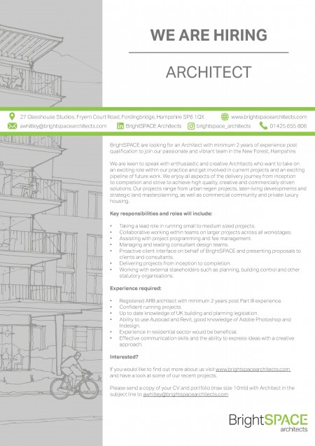 We are recruiting an Architect