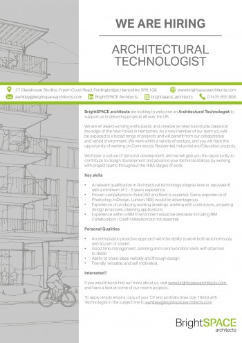 Recruitment Architectural Technologist v3
